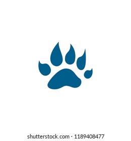 vector weasel or footprints illustration