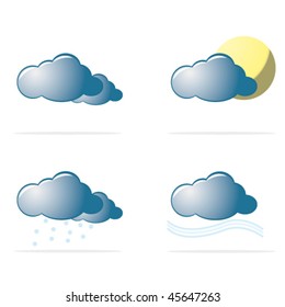 vector weather icon set 02