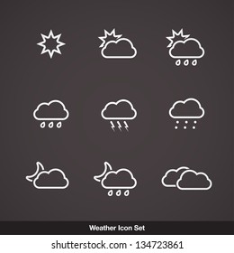 Vector Weather Icon Set