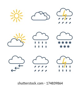Vector weather Icons