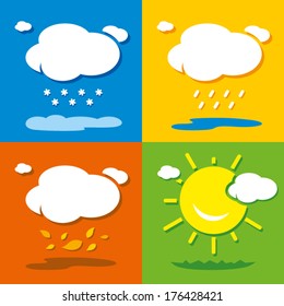Vector weather icons