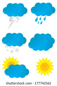vector weather icons