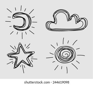 Vector weather icons