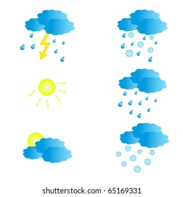 Vector weather icons