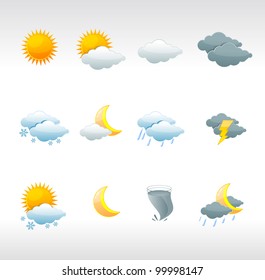 Vector weather icons