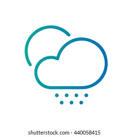 Vector Weather line Icon