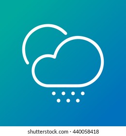 Vector Weather line Icon