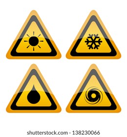 Vector weathers icons