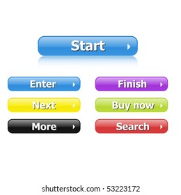 Vector Web 2.0 buttons