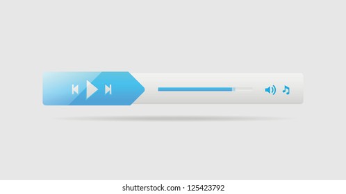 Vector web audio players