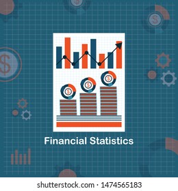 vector web banner for business analytic finance graph report and business investment planning concept
