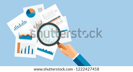 vector web banner for business  analytic finance graph report and business investment planning concept
