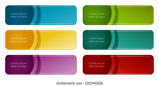 Vector Web banner design template. Abstract geometric web design banner template. 