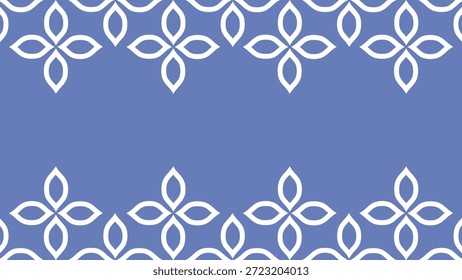 Vector. Web banner, poster, cover, splash screen, social media with place to place your text. Perforated flowers seamless patterns Papel Picado pattern on a color background. Hispanic Heritage Month.