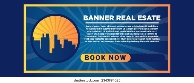 Vector web banner template, business theme, with space for your picture