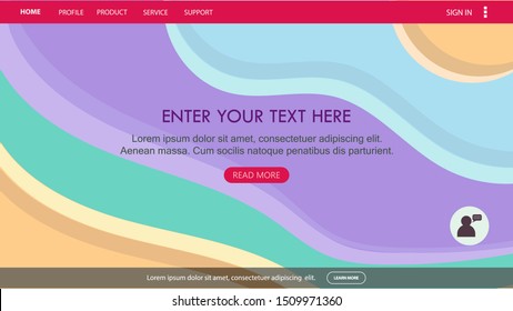 Vector web banner template. Website template for websites, or apps. Design background header website. Header for website. Vector art. vector illustration.