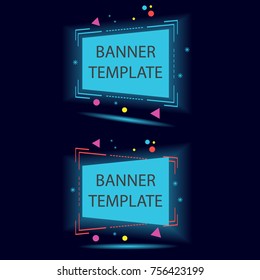 Vector Web Banners Templates. eps10.