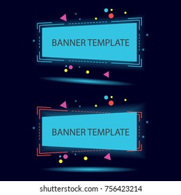 Vector Web Banners Templates. eps10.