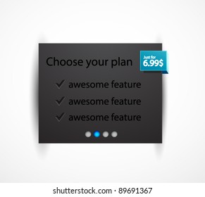 Vector web box