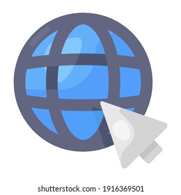 
Eine Vektorgrafik des Web-Browsers im bearbeitbaren Stil 