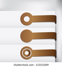 Vector web button