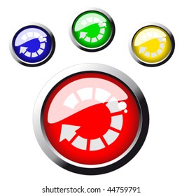 Vector web buttons