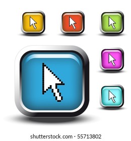 Vector web buttons