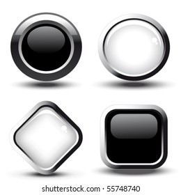 Vector web buttons