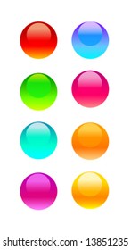 Vector web buttons, design ellements for decoration