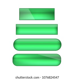 vector web buttons set