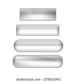 vector web buttons set