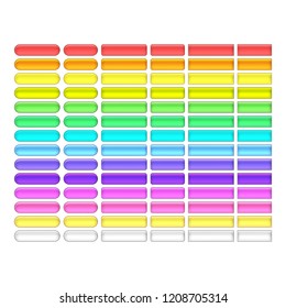 vector web buttons set