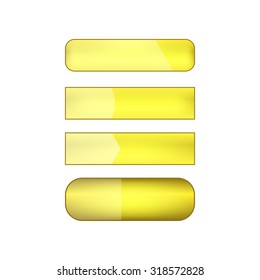 vector web buttons set