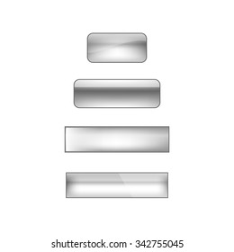 vector web buttons set