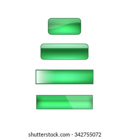 vector web buttons set