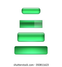 vector web buttons set