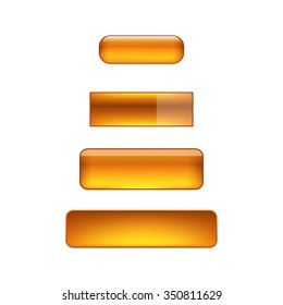 vector web buttons set