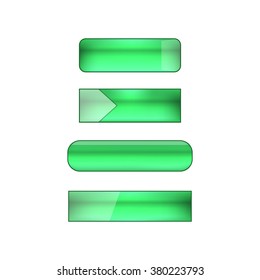 vector web buttons set