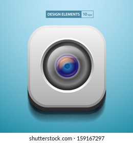 Vector web camera icon