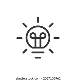 Vector web design line icon. Symbol in trendy outline style. Vector illustration isolated on a white background. 