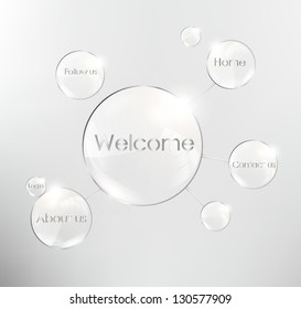 Vector web design template