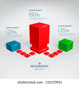 Vector  web design template, presentation template