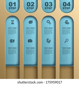 Vector web element design, modern construction, website