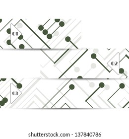 Vector web element for your design, circuit board Illustration.