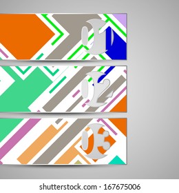 Vector web element for your design, vintage abstract Illustration.