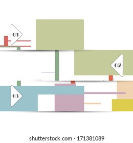 Vector web element for your design, vintage abstract Illustration.