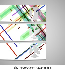 Vector web element for your design, abstract Illustration.