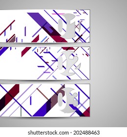 Vector web element for your design, abstract Illustration.