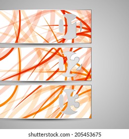 Vector web element for your design, abstract Illustration.