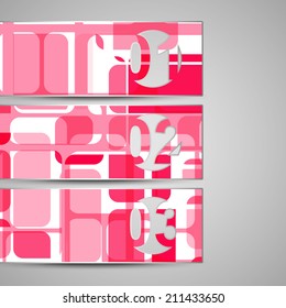 Vector web element for your design, abstract Illustration.